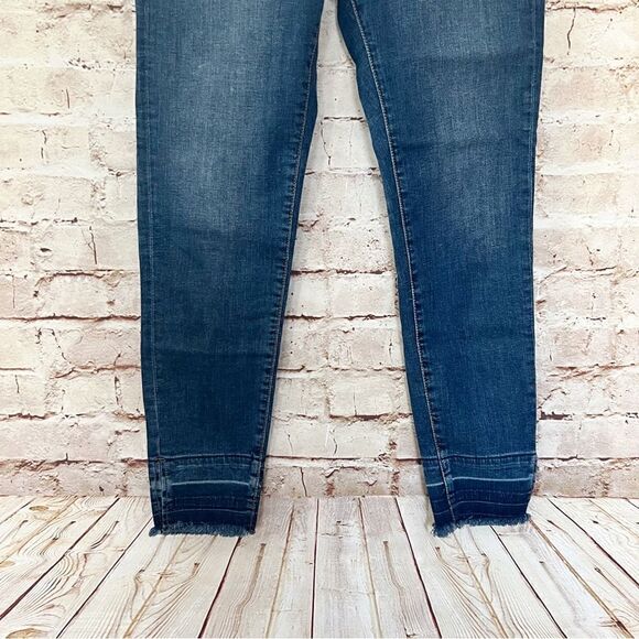 Banana Republic high rise skinny jeans frayed hem - Picture 5 of 7